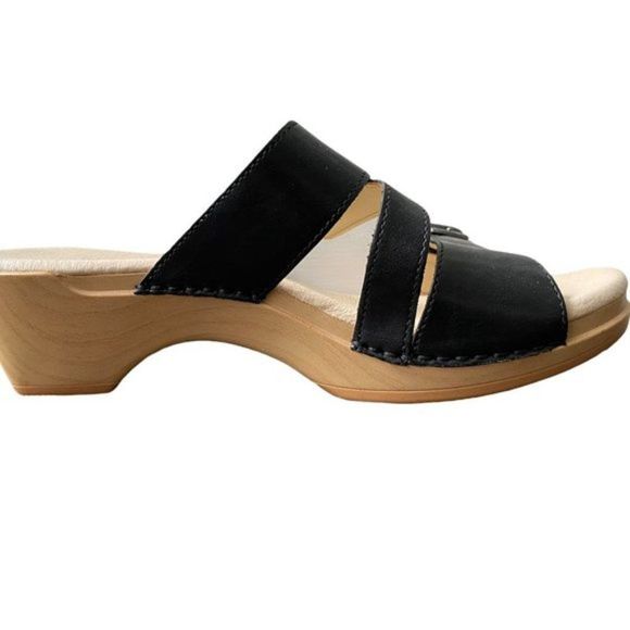 Dansko New Women’s Sandal Karena Leather Black size 38 - Picture 4 of 11